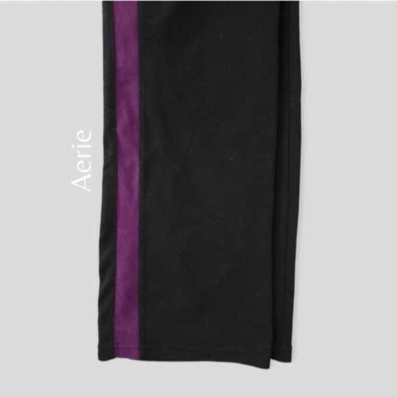 Aerie Fit "Workout Pant" Classic Leg Casual Lounge- color block- Small - Picture 7 of 13